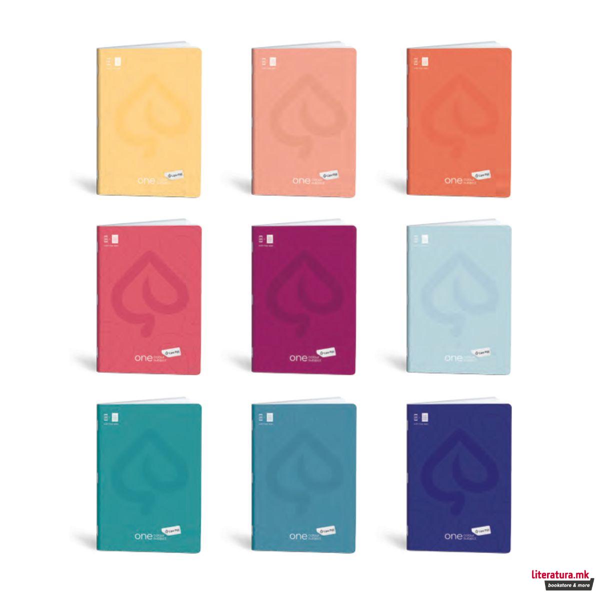 Тетратка, Lipa Mill, Premium - One Colour, A4, коцки 