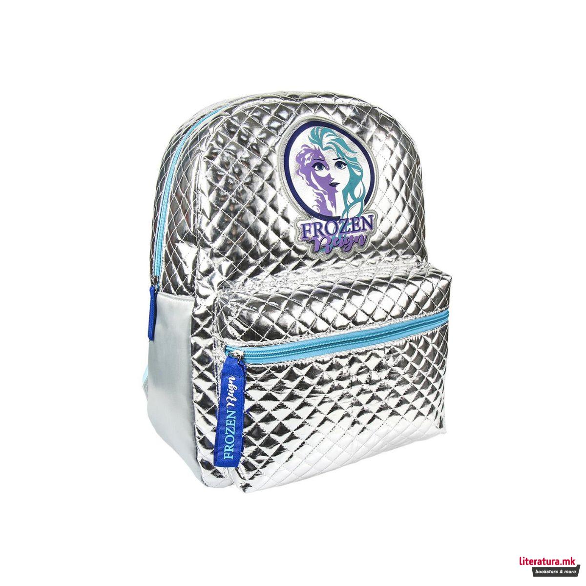 Ранец, Frozen, 2 Frozen Sisters, металик сив 