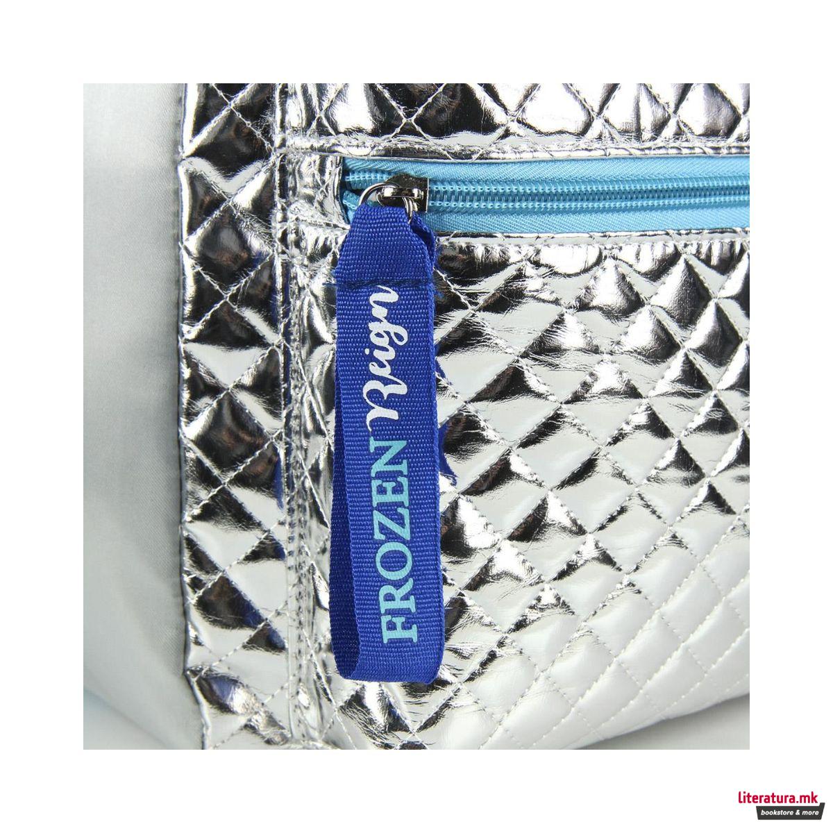 Ранец, Frozen, 2 Frozen Sisters, металик сив 