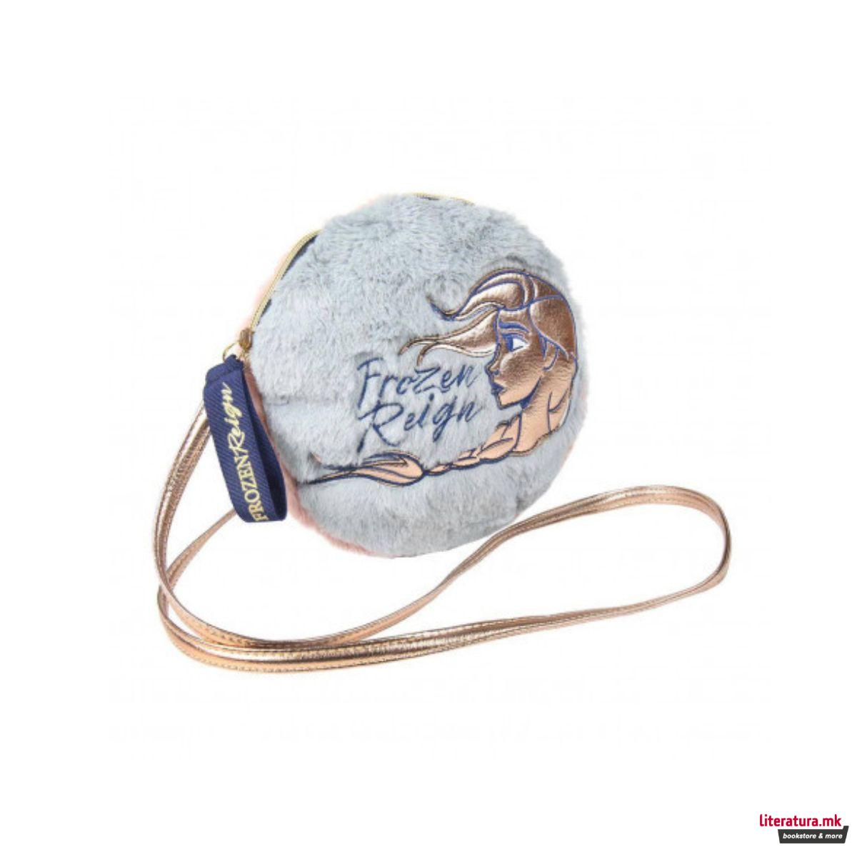 Чанта за на рамо, Frozen, Frozen Reign, крзнестa, сино-розева 