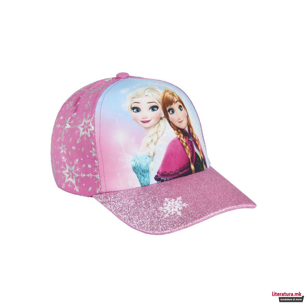 Капа, Frozen 2, Elsa & Anna, розева 