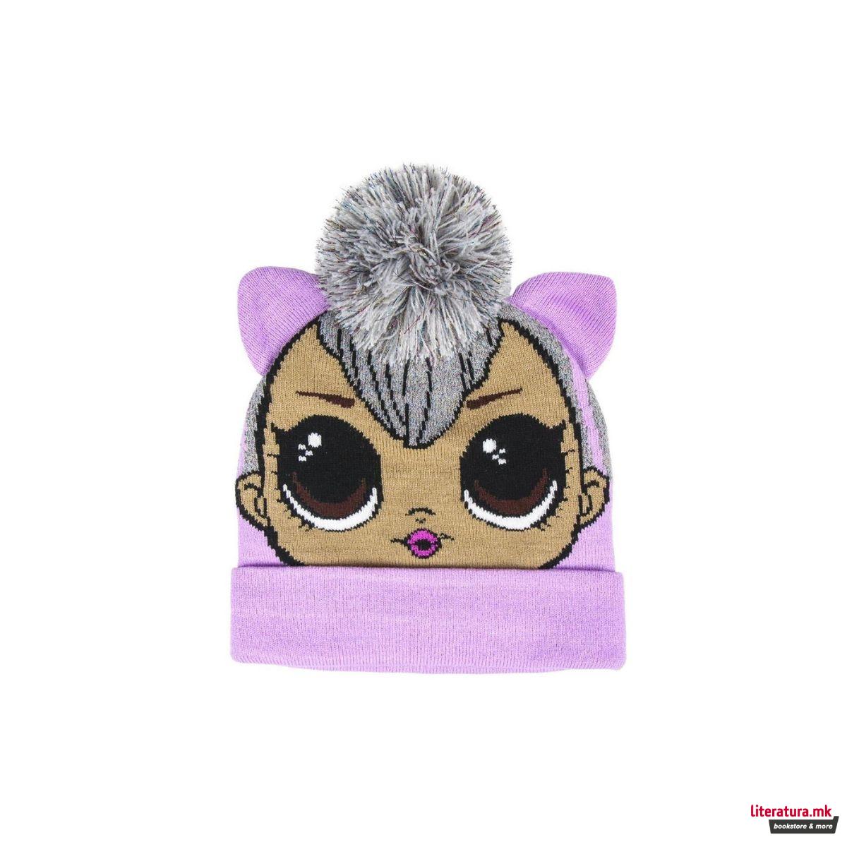 Зимска капа, LOL, Surprise!, со апликации 