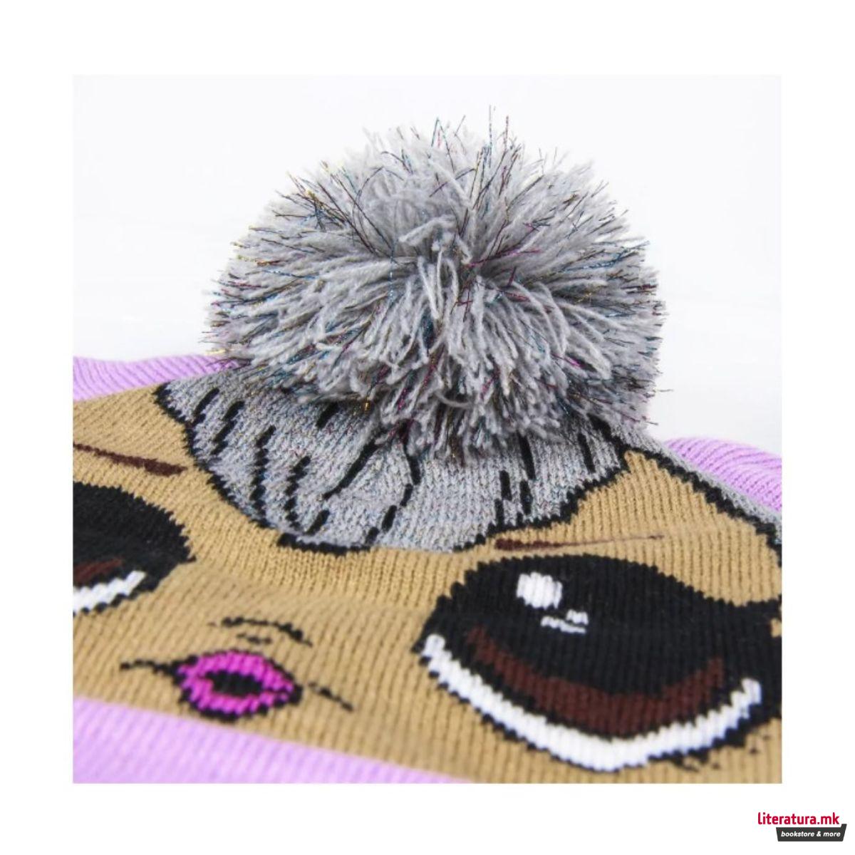 Зимска капа, LOL, Surprise!, со апликации 