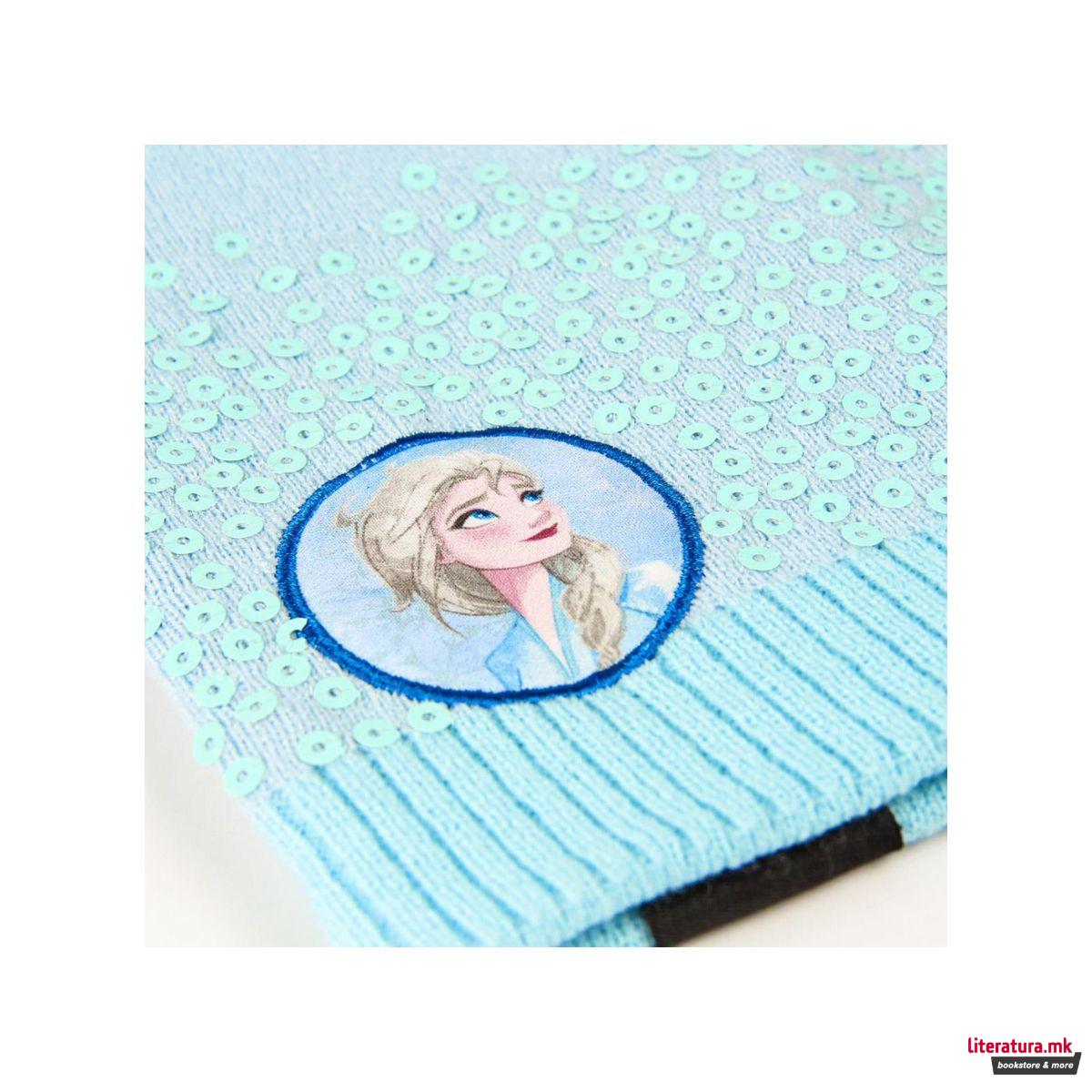 Зимска капа, Frozen, светлосинa 