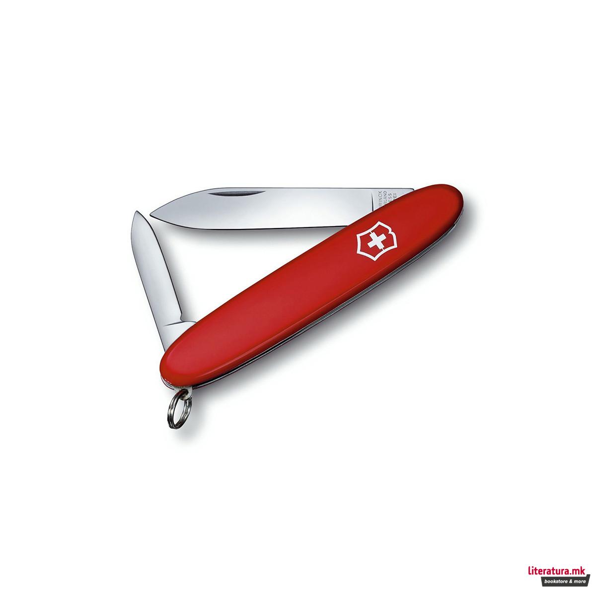 Џебно ноже со приврзок, Victorinox, Excelsior, 74мм, со 2 сечила, црвено 