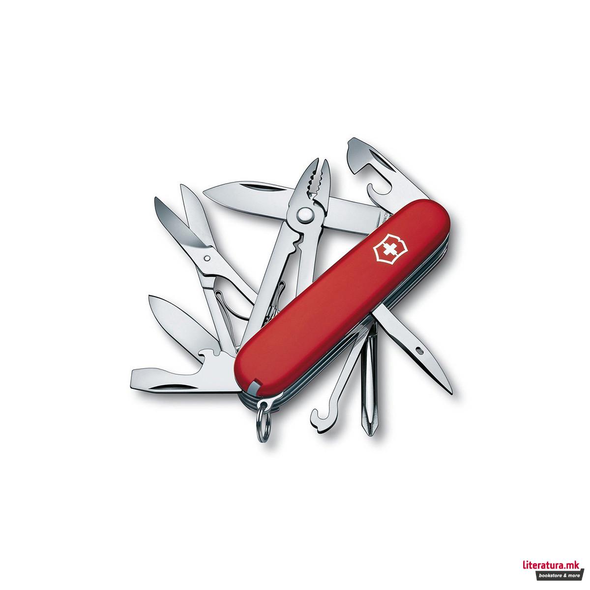 Џебно ноже, Victorinox, Deluxe Tinker, 91мм, црвено 