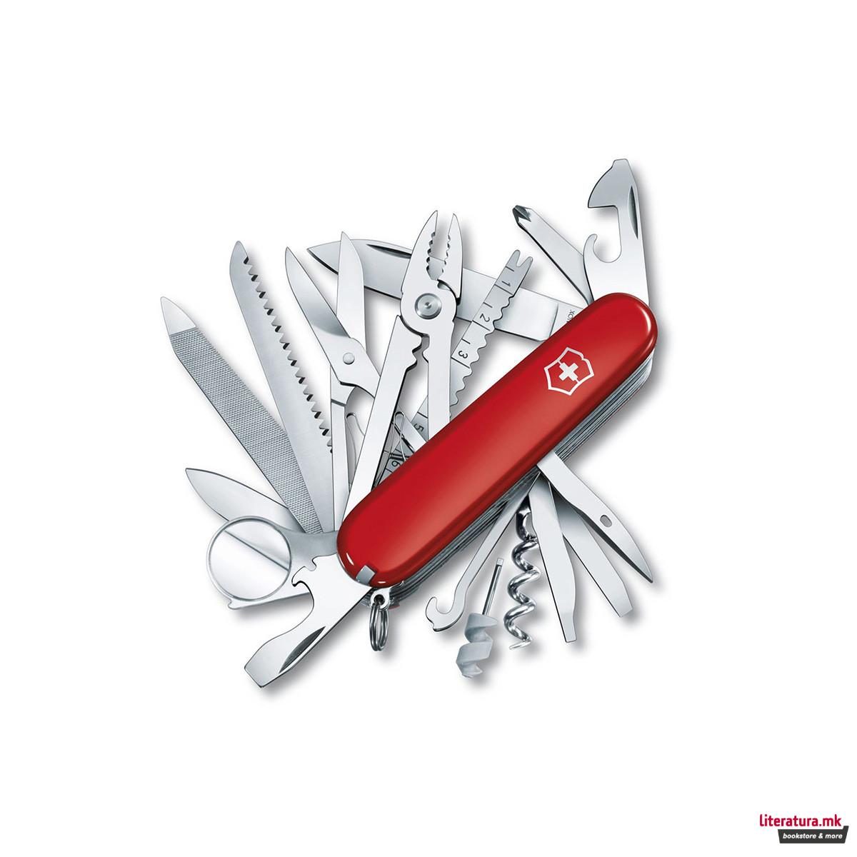 Џебно ноже, Victorinox, Swiss Champ, 91мм, црвено 