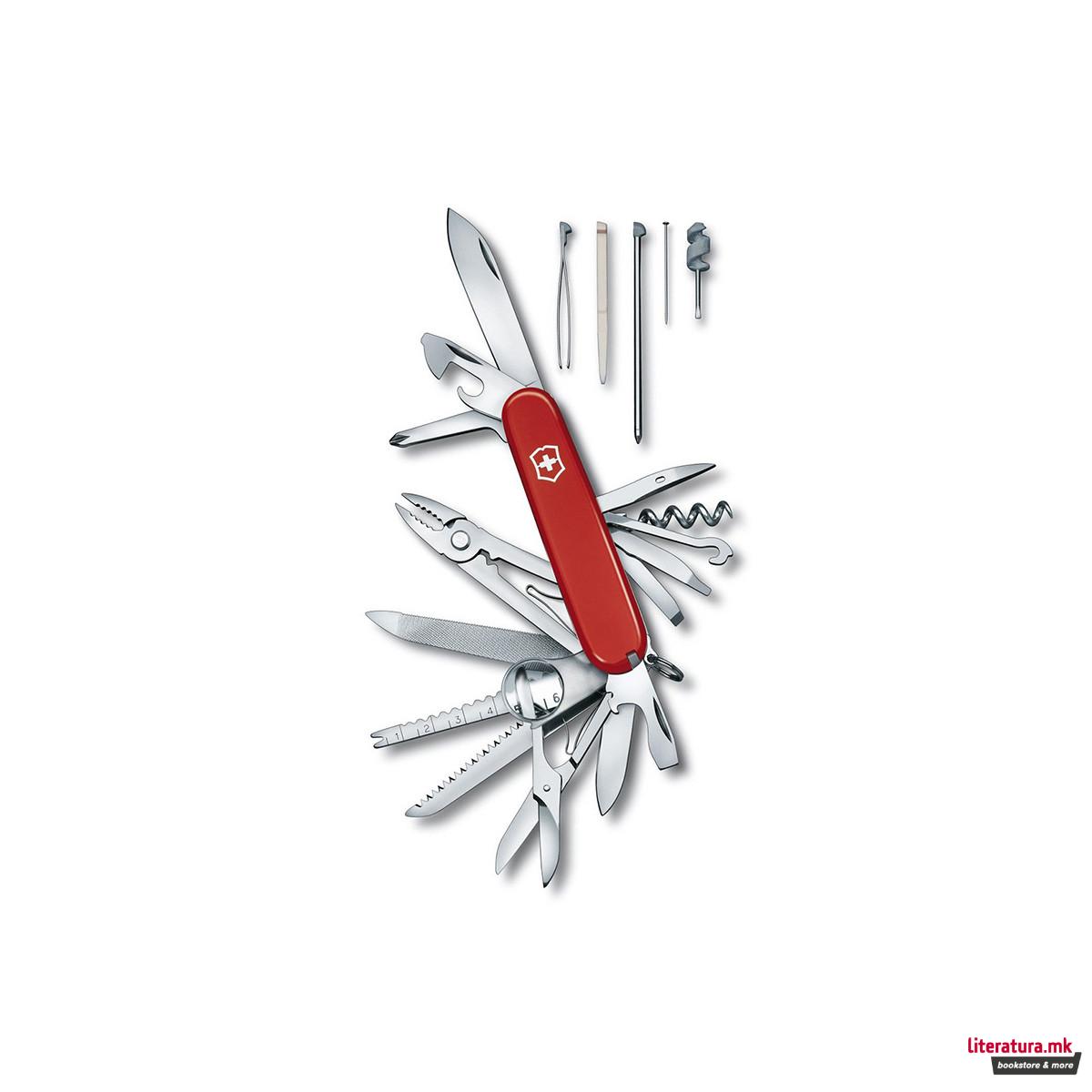 Џебно ноже, Victorinox, Swiss Champ, 91мм, црвено 