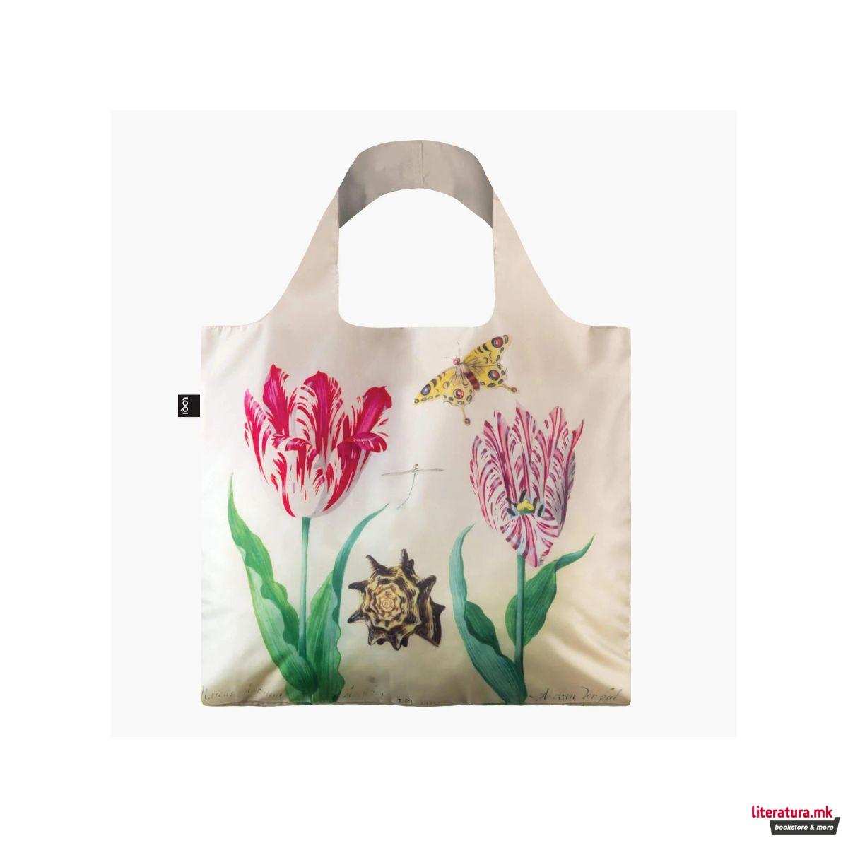 Торба, LOQI, Jacob Marrel - Two Tulips with Irma Boom 