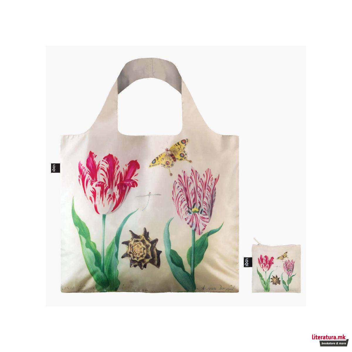 Торба, LOQI, Jacob Marrel - Two Tulips with Irma Boom 