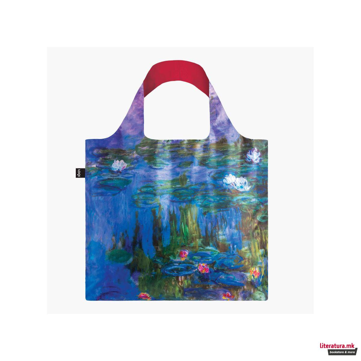 Торба, LOQI, Claude Monet - Water Lilies 