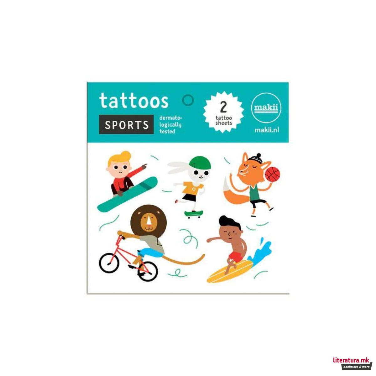 Детски привремени тетоважи, Makii, Спорт 