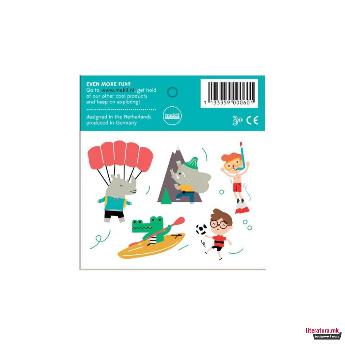 Детски привремени тетоважи, Makii, Спорт 