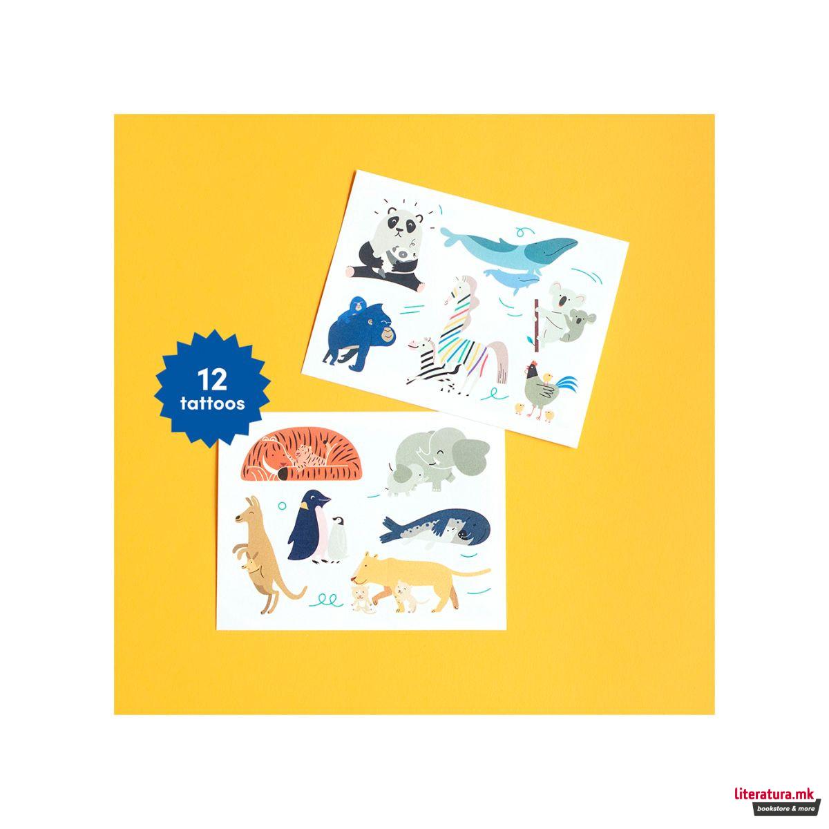 Детски привремени тетоважи, Makii, Бебиња животни