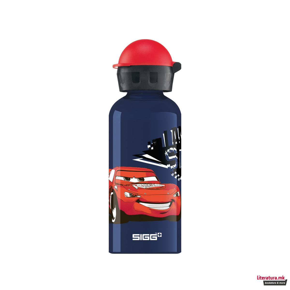 Детско шише за вода, Sigg, Cars Speed, 400мл 