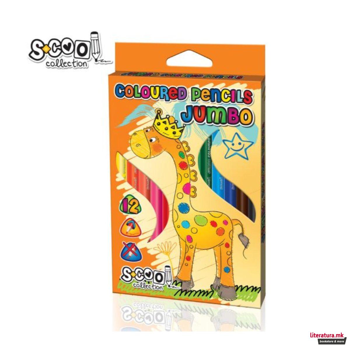 Дрвени боици, S-Cool, Jumbo, 1/12 