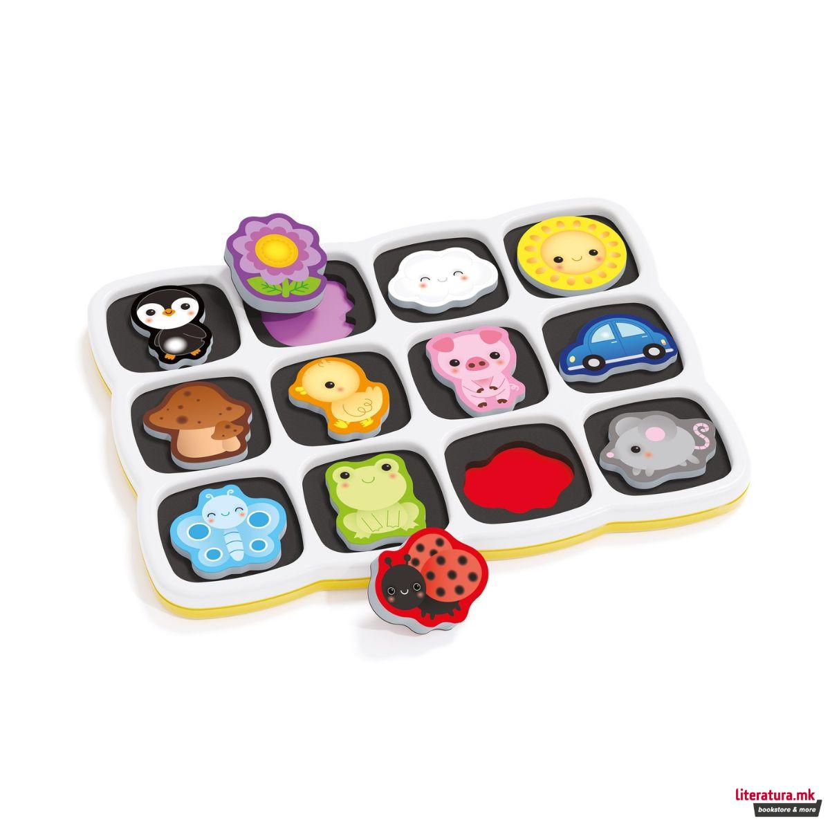 Магнетна сложувалка - Први бои и зборови, Smart Puzzle - magnetic 