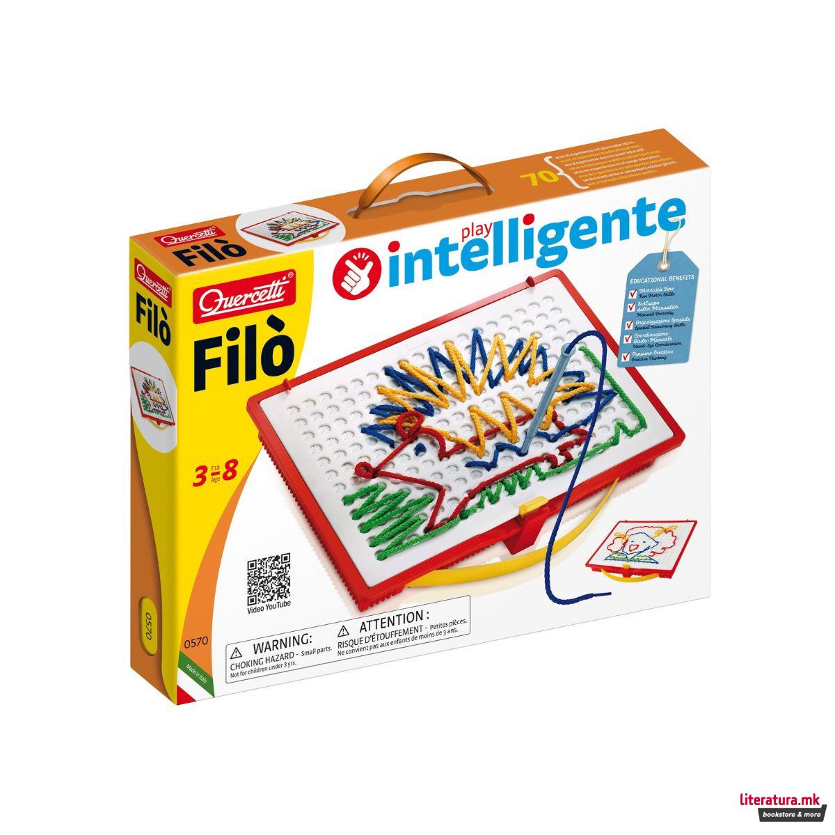 Табла со дупчиња за цртање со врвки, Filò 