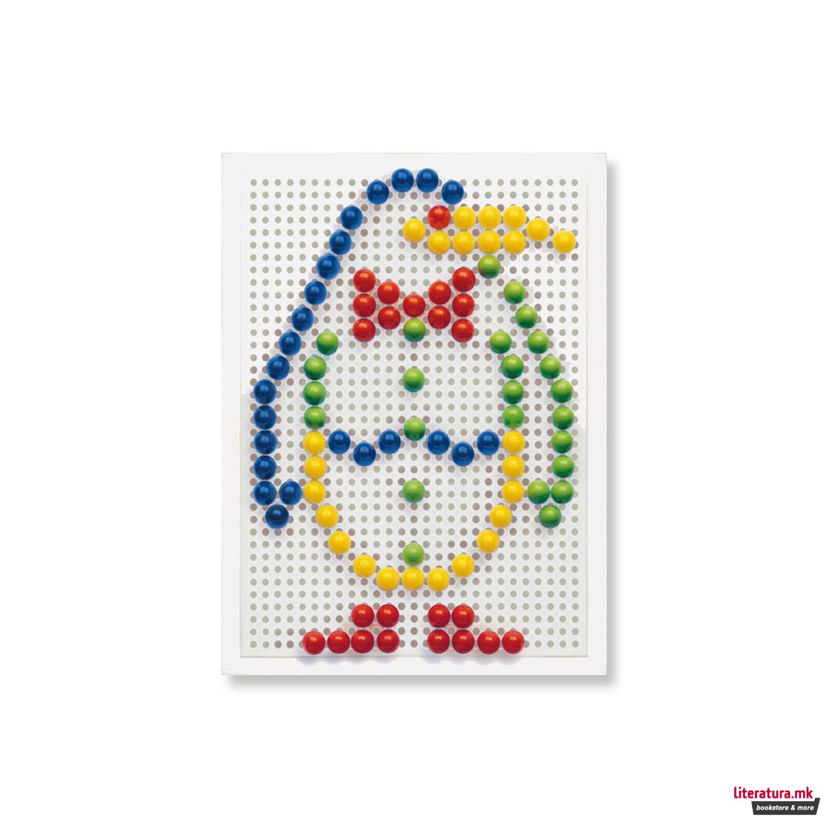 Табла со пинови, Fanta Color Basic, 100 пинови, Ø10 мм 