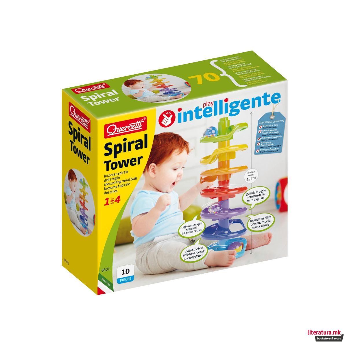 Играчка - спирална кула со топчиња, Spiral Tower 