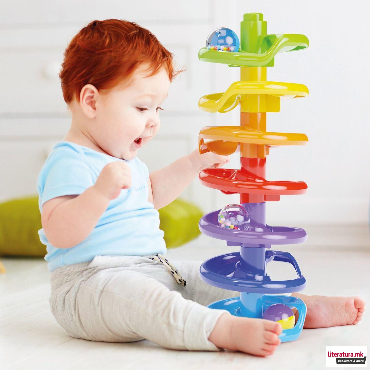 Играчка - спирална кула со топчиња, Spiral Tower 