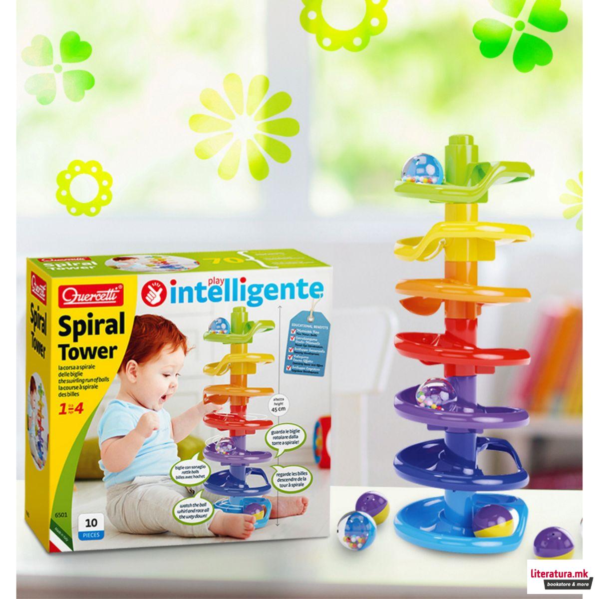 Играчка - спирална кула со топчиња, Spiral Tower 
