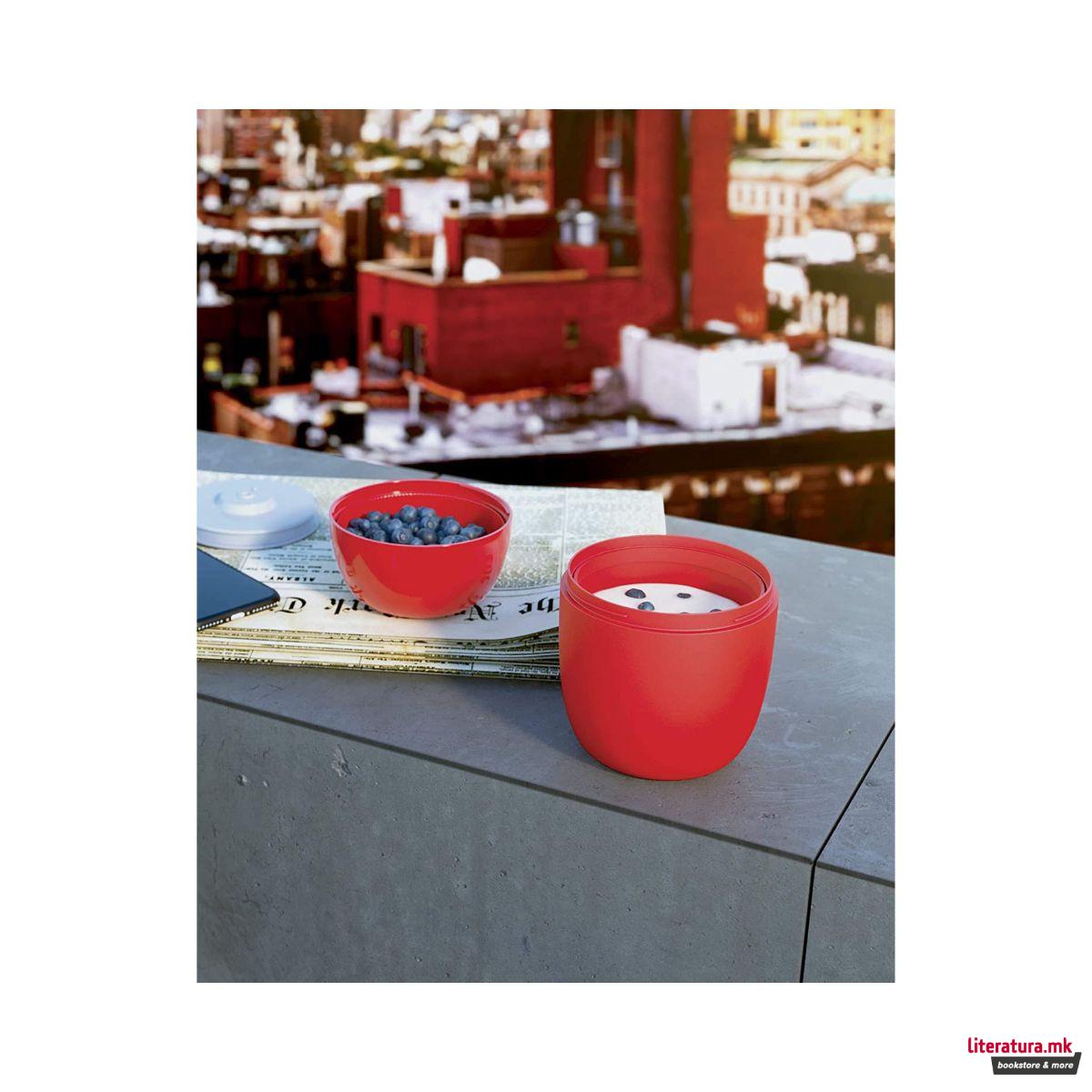 Кутија за ужина, Food à porter, црвена 