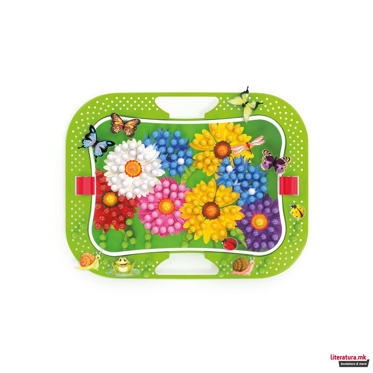 Табла со пинови и фигури, Nature Fun Bugs & Pegs, 316 парчиња 