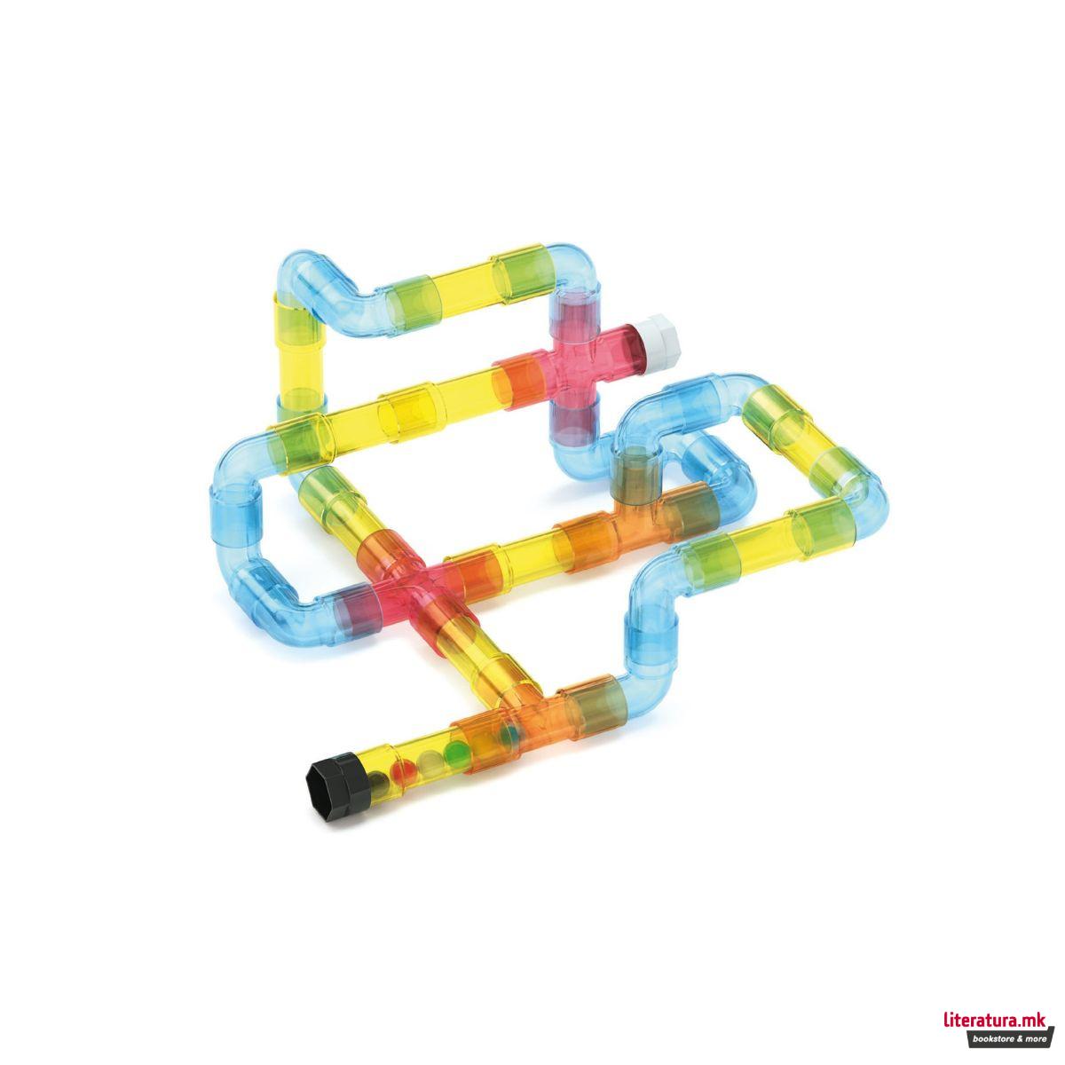 Сет за градба - цевки, Tubation Maze, 44 парчиња