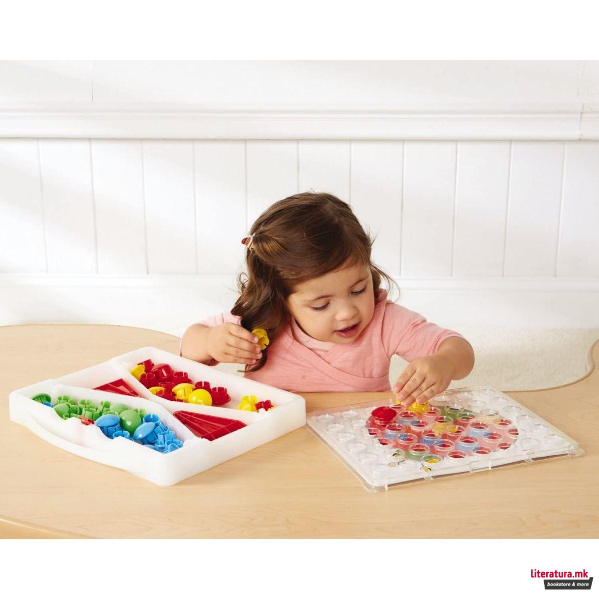 Табла со пинови, Fanta Color Junior 3D Mosaic, 48 парчиња 