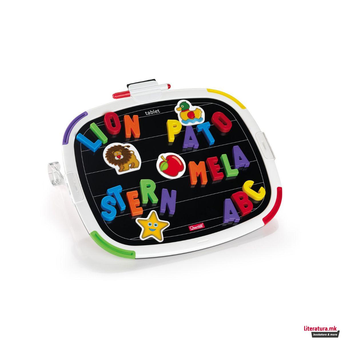 Магнетна табла со букви, Tablet Letters, 65 парчиња 