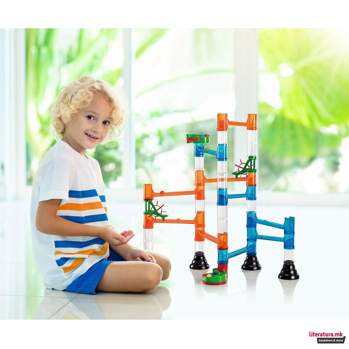 Патека за топчиња, Migoga Transparent, 45 парчиња 