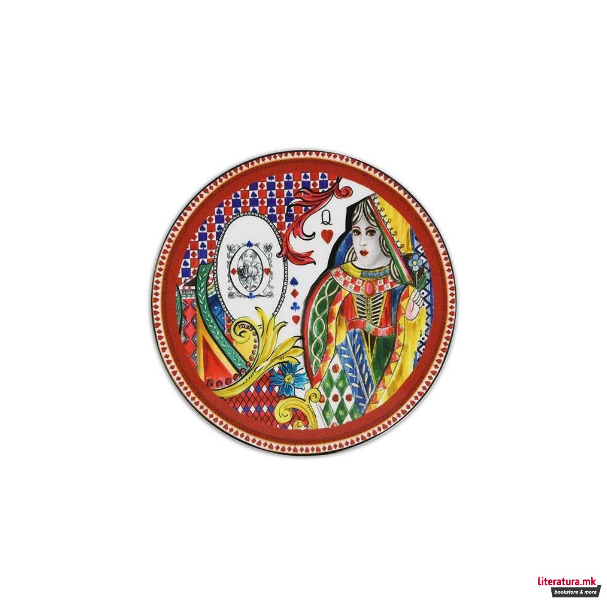 Подметач, Regina di Cuori, црвен, 9.5cm 