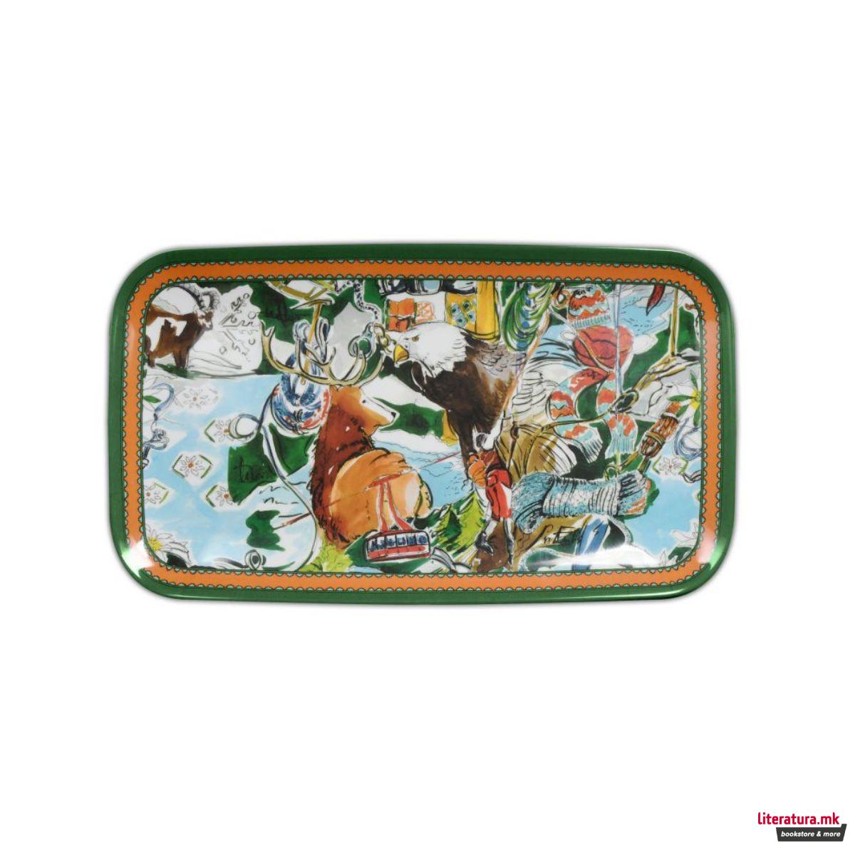 Послужавник - правоаголен, Città Storiche - Le Alpi 