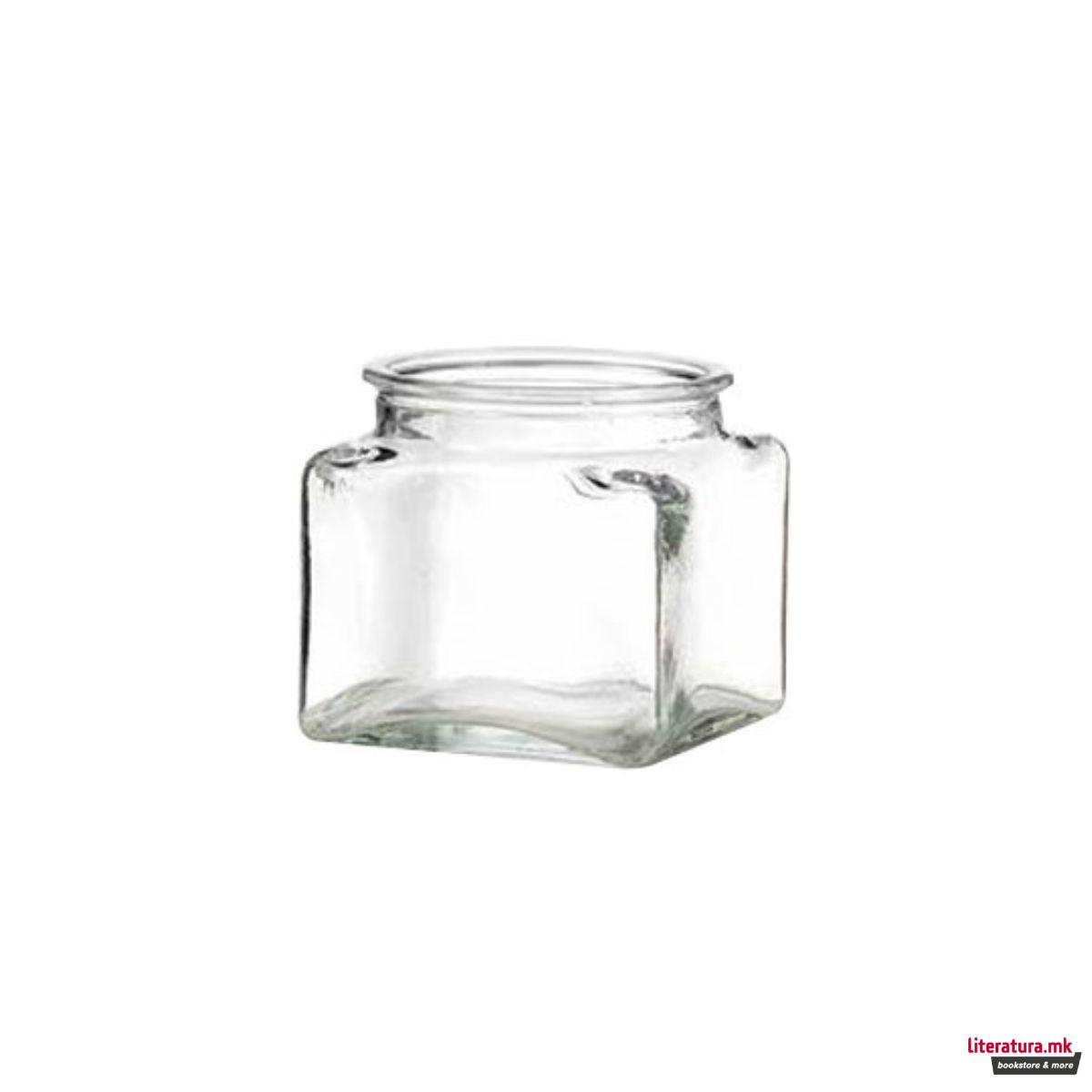 Стаклена вазна, Tarro Quadrado 