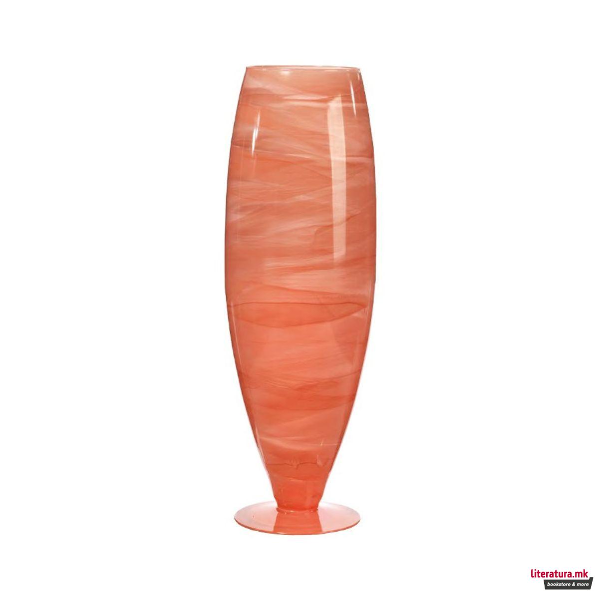 Стаклена вазна, Midory, Pesca Chiaro Vaso Goccia 