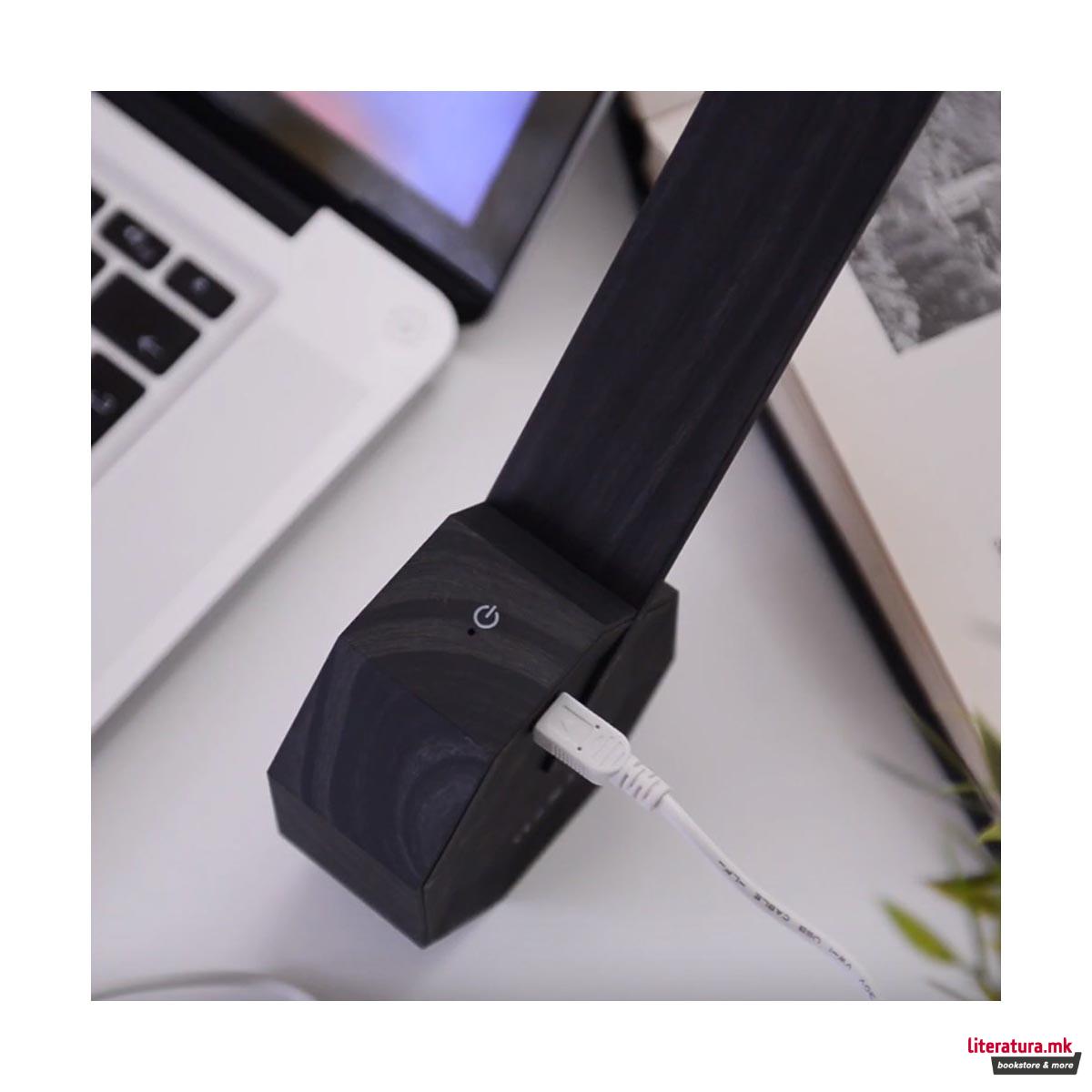 Ламба за биро, Octagon One Portable Light, црнa 