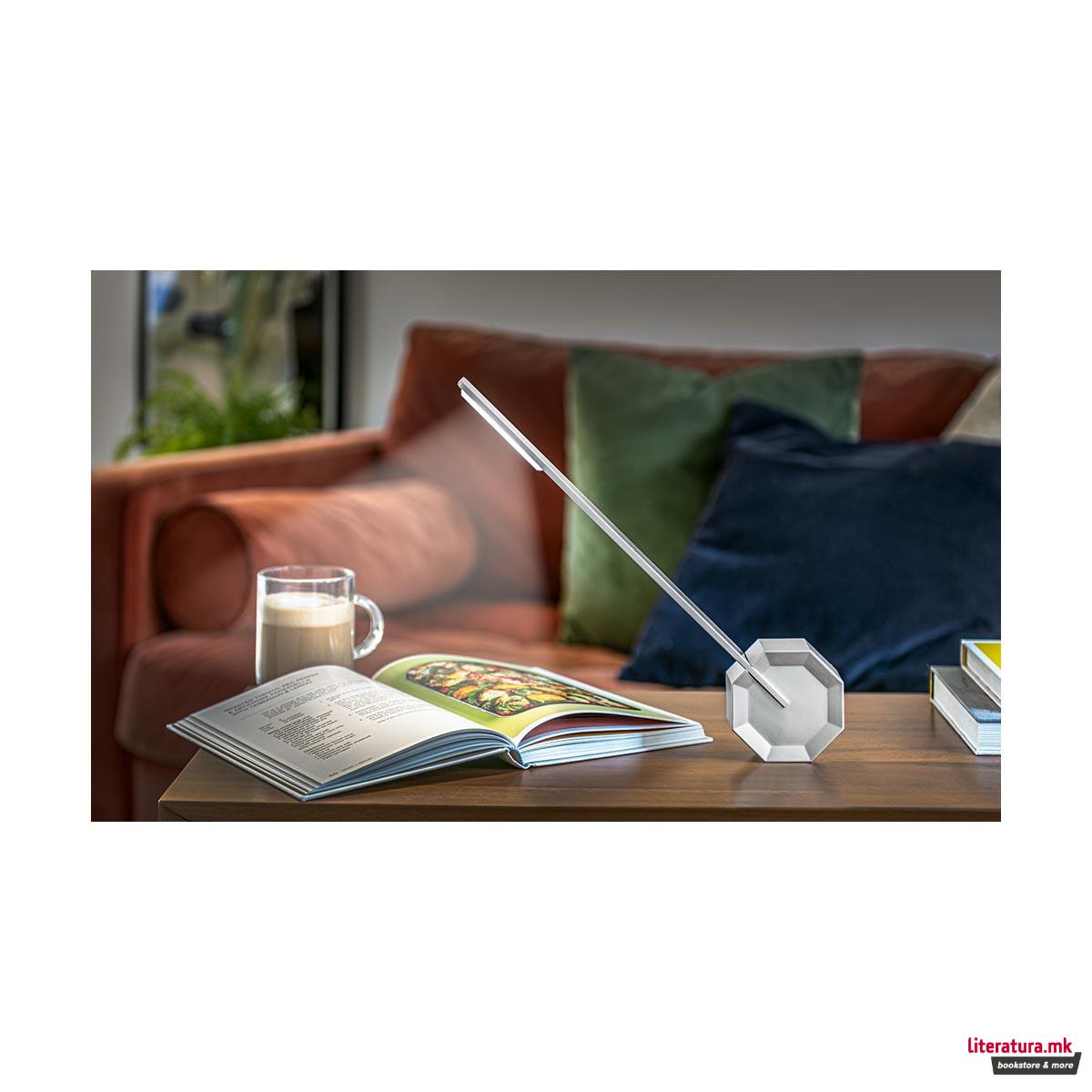 Ламба за биро, Octagon One Portable Light, бела 