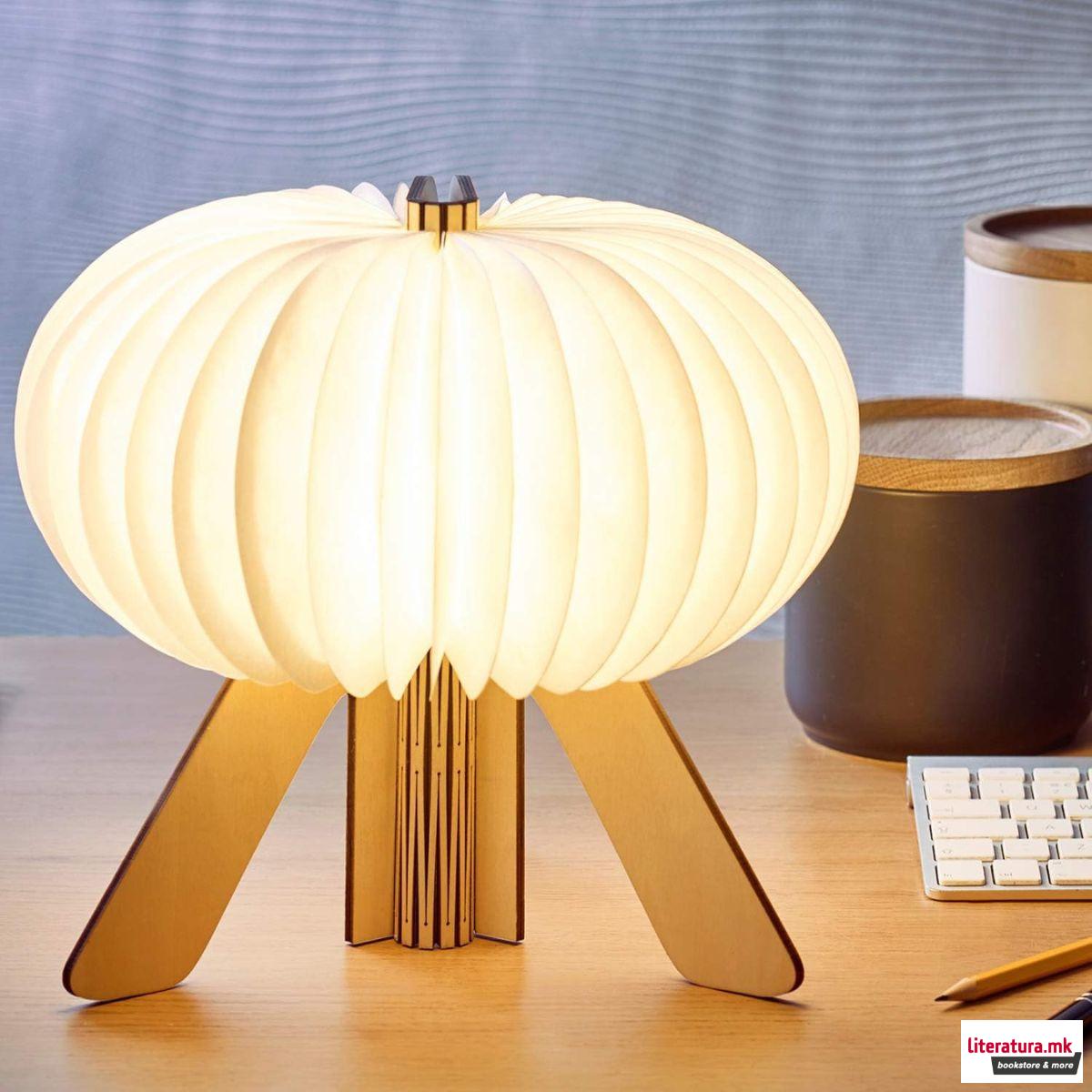 Паметна ламба - R, The R Space Lamp, дрво - јавор 