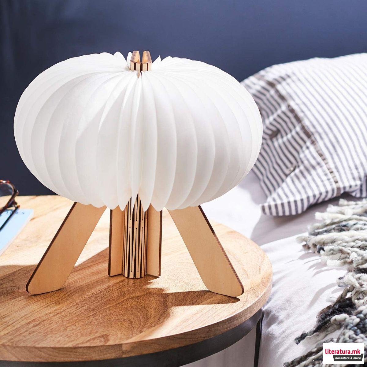 Паметна ламба - R, The R Space Lamp, дрво - јавор 