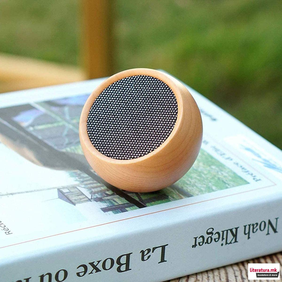 Селфи звучник, Tumbler Selfie Bluetooth Speaker, дрво - цреша 