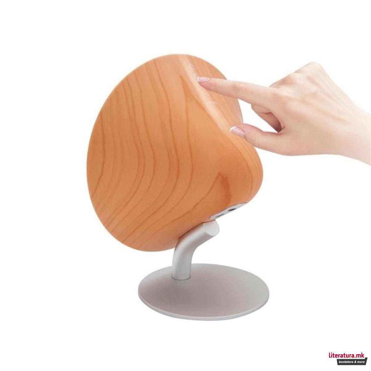 Звучник, Мини Halo Bluetooth Speaker, мал, дрво - бука 