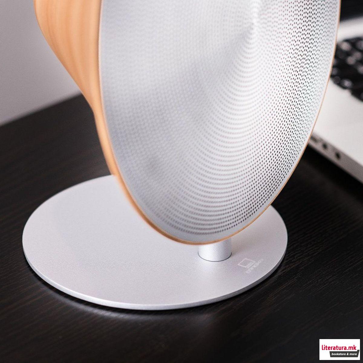 Звучник, Мини Halo Bluetooth Speaker, мал, дрво - бука 