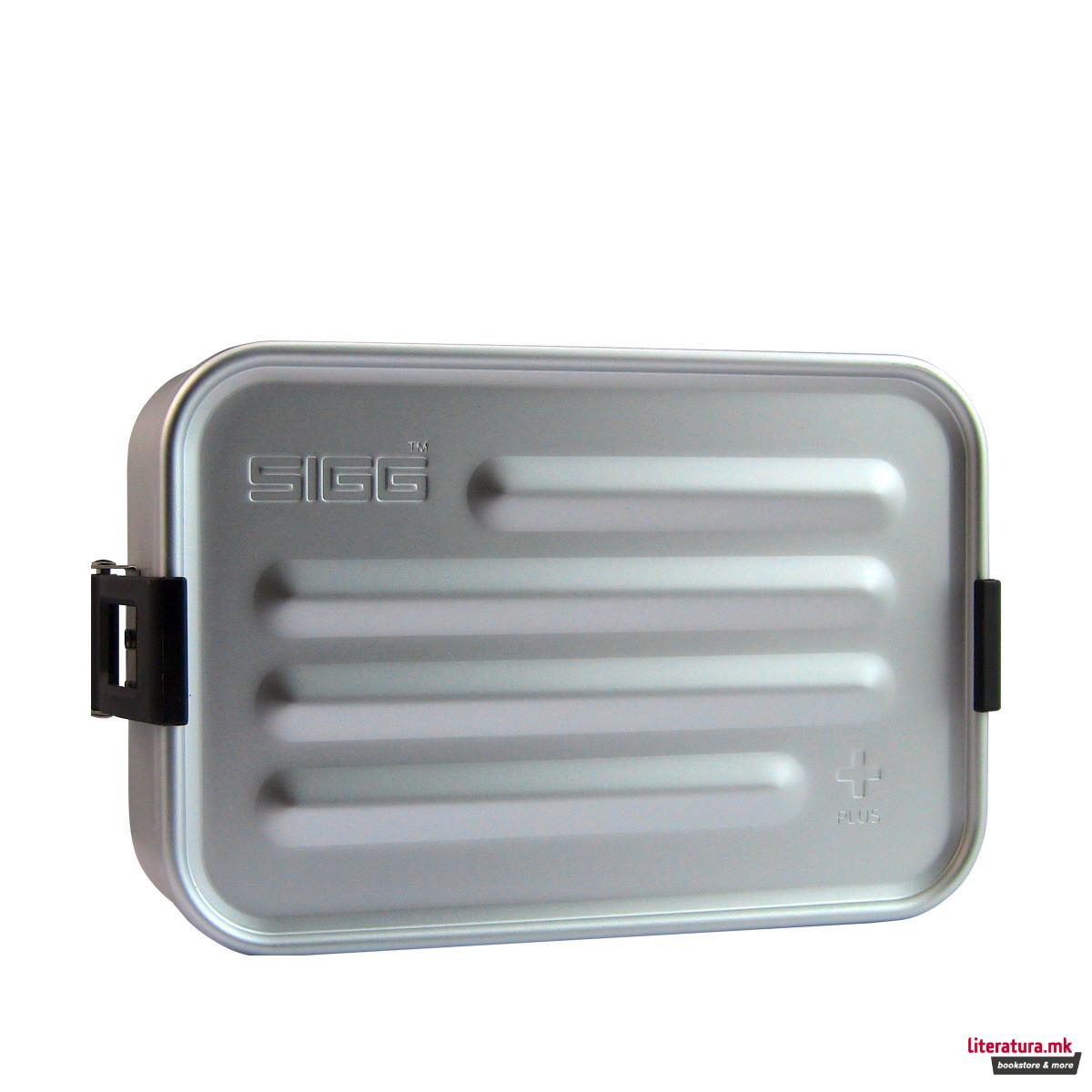 Метална кутија за ужина, Sigg, Metal Box Plus S, Alu, мала