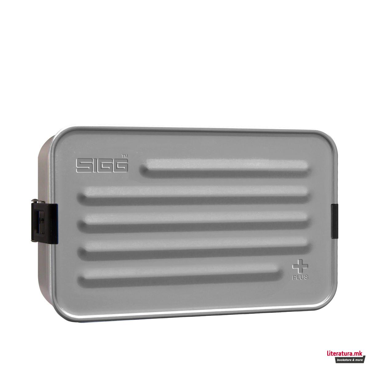 Метална кутија за ужина, Sigg, Metal Box Plus L, Alu, голема 