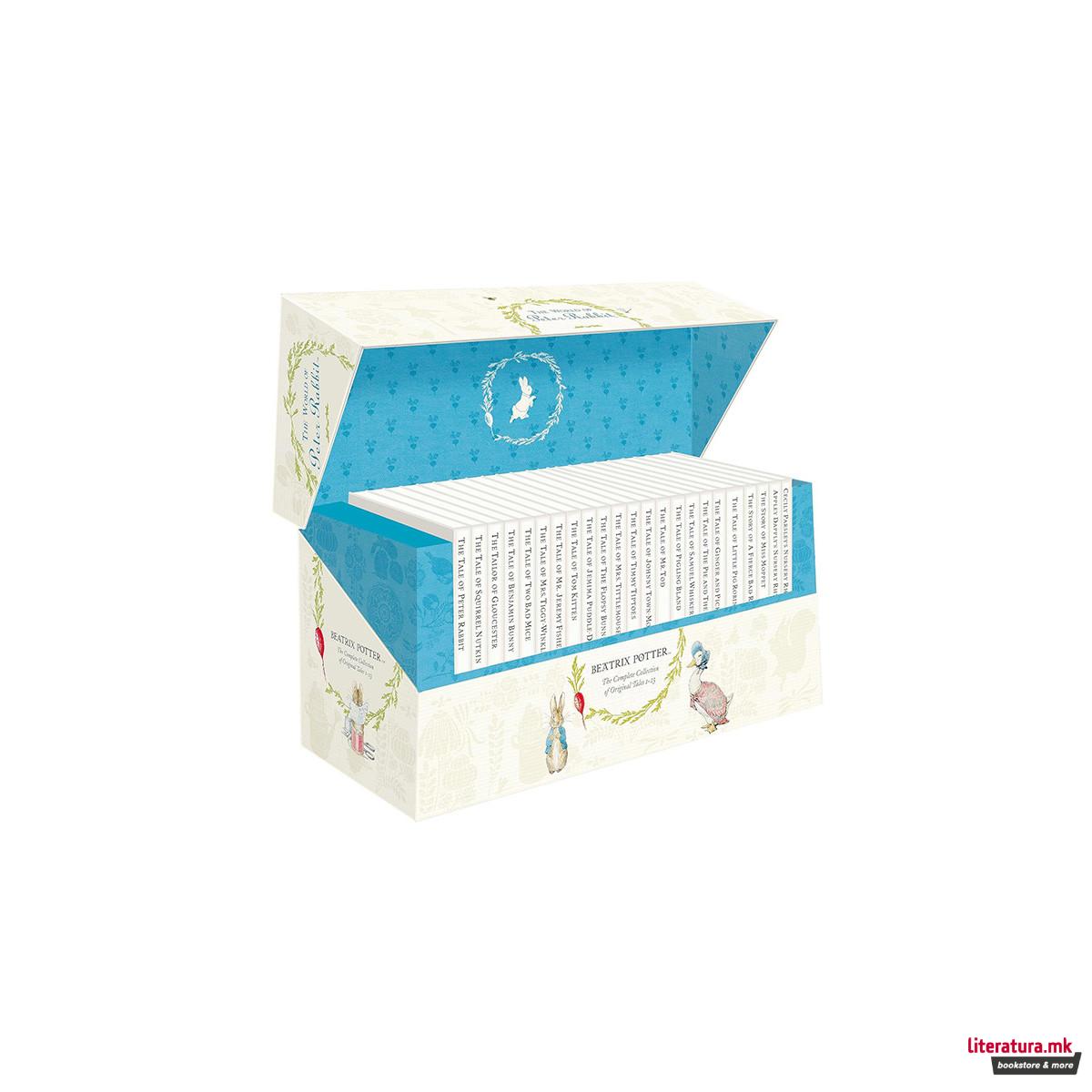 The World of Peter Rabbit: The Complete Collection of Original Tales 1-23 White Jackets 