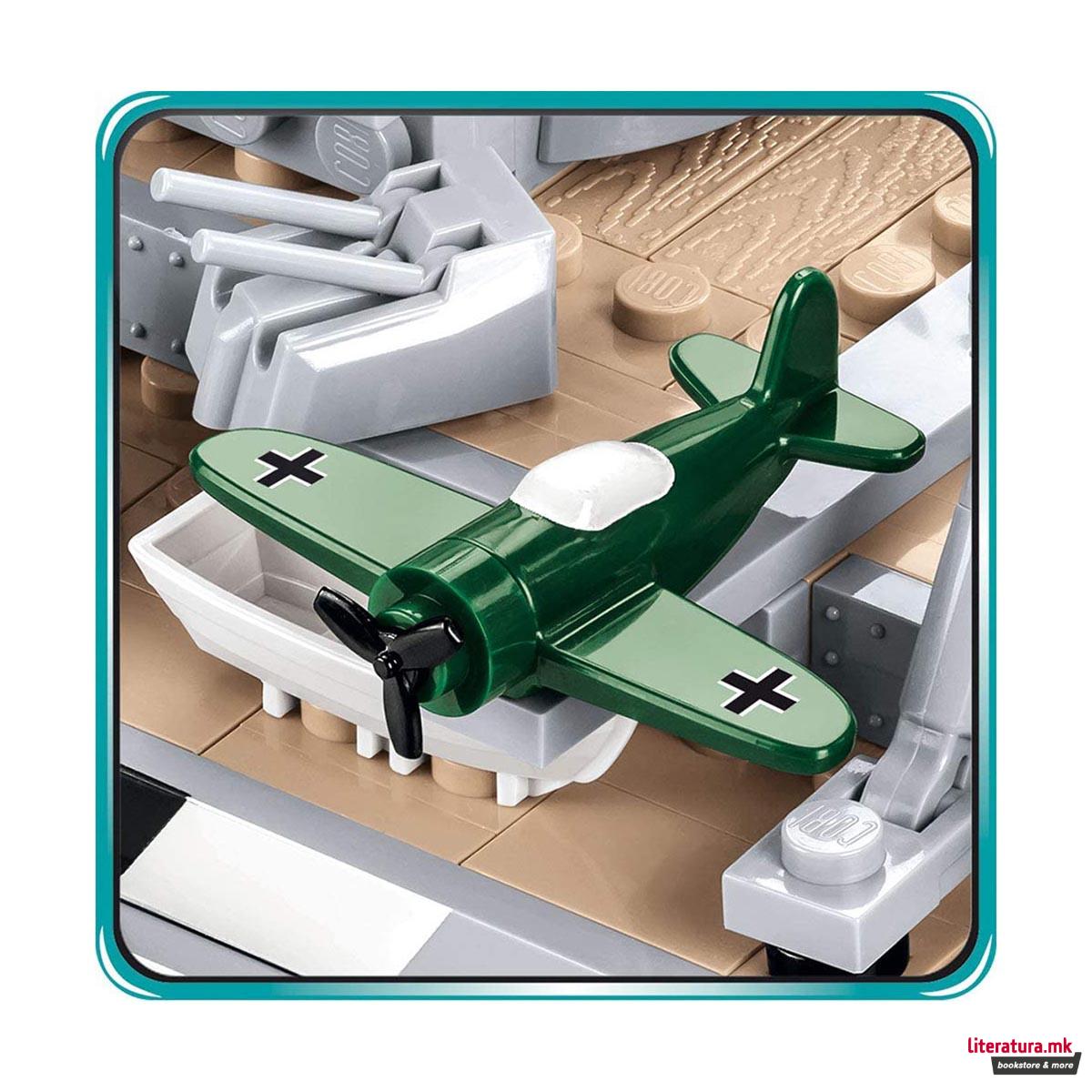 Коцки за градба, WW2 Historical Collection, Battleship Bismarck, 2030 парчиња 