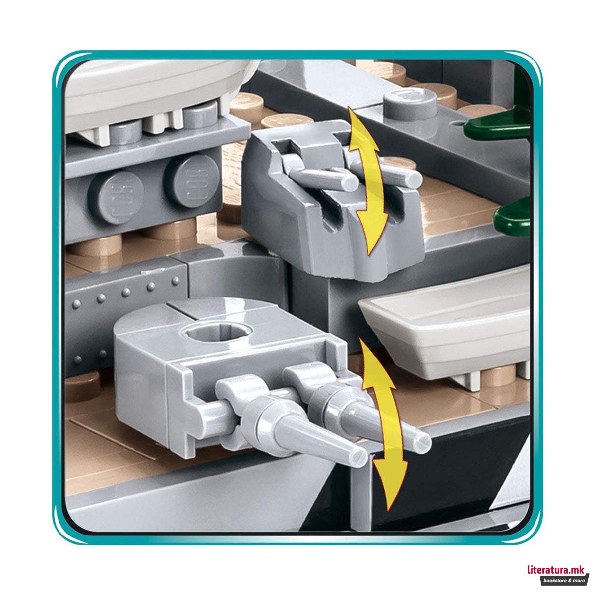 Коцки за градба, WW2 Historical Collection, Battleship Bismarck, 2030 парчиња 