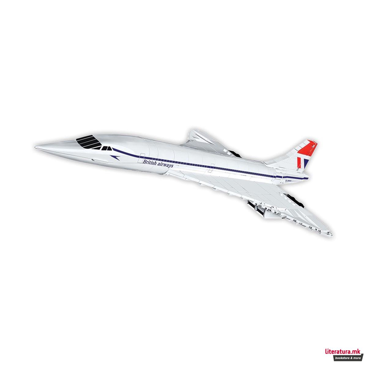 Коцки за градба, Historical Collection, G-BBDG Concorde, 455 парчиња