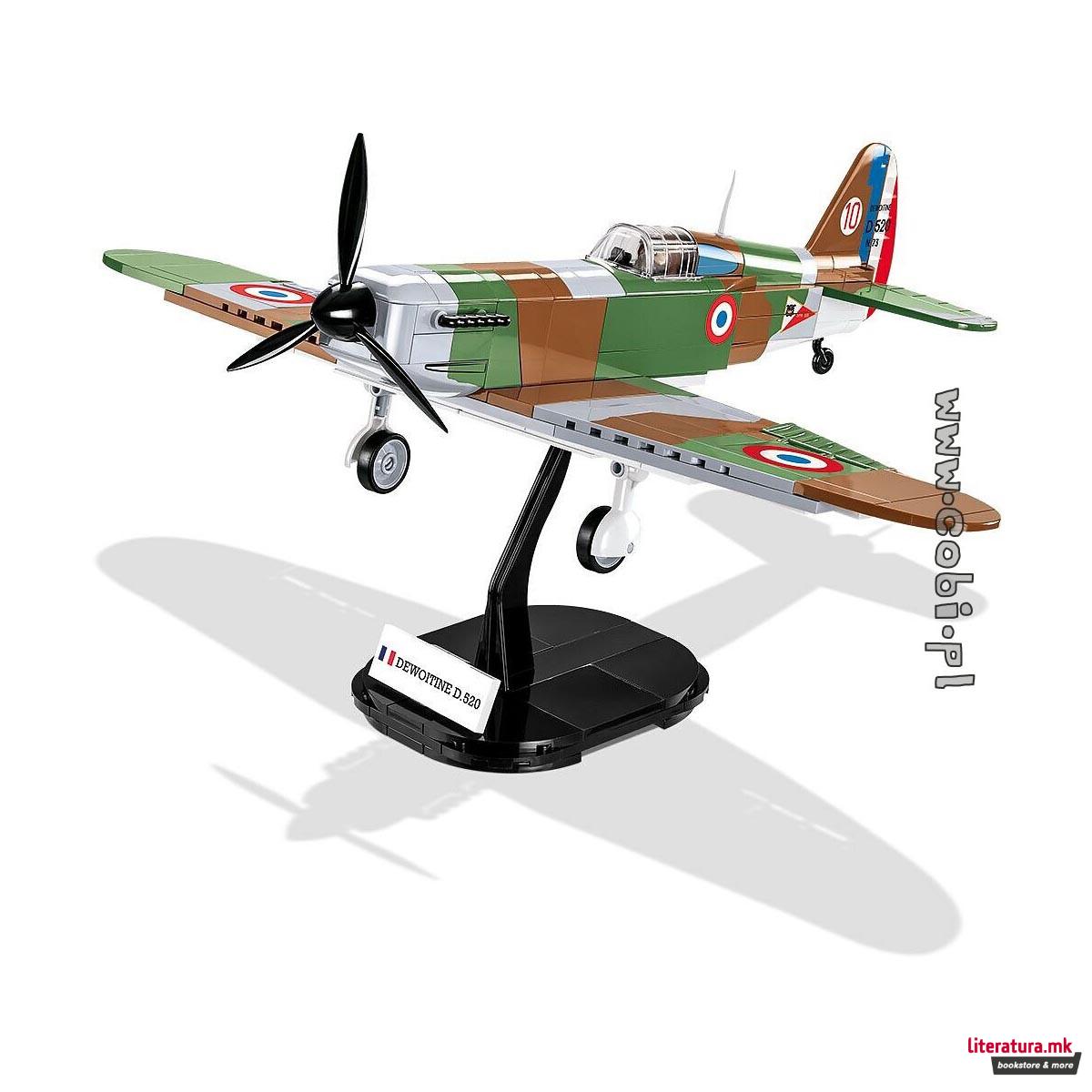 Коцки за градба, WW2 Historical Collection, Dewoitine D.520, 273 парчиња 